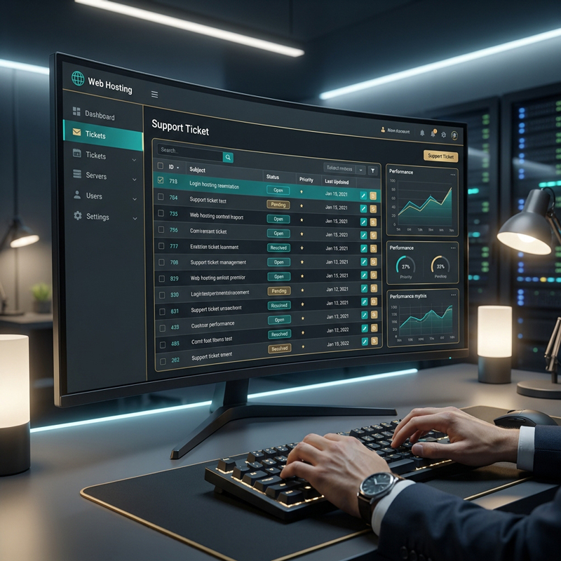آموزش استفاده از سیستم تیکت در پنل دایرکت ادمین